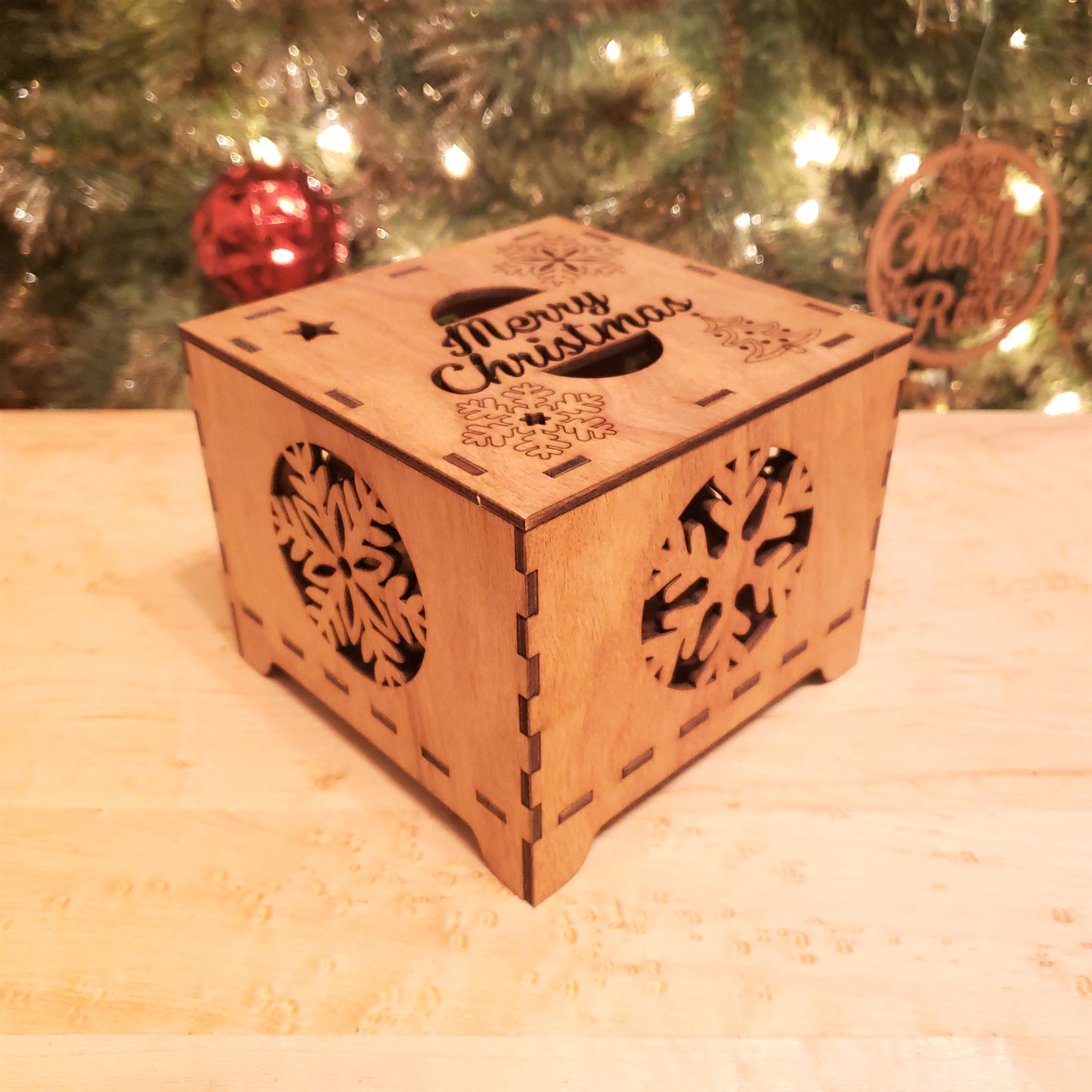 Christmas gift box (square)
