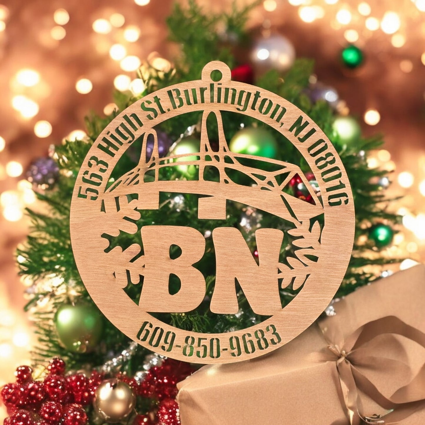 Ornaments with YOUR Logo for Businesses, Sports Teams, and Communities