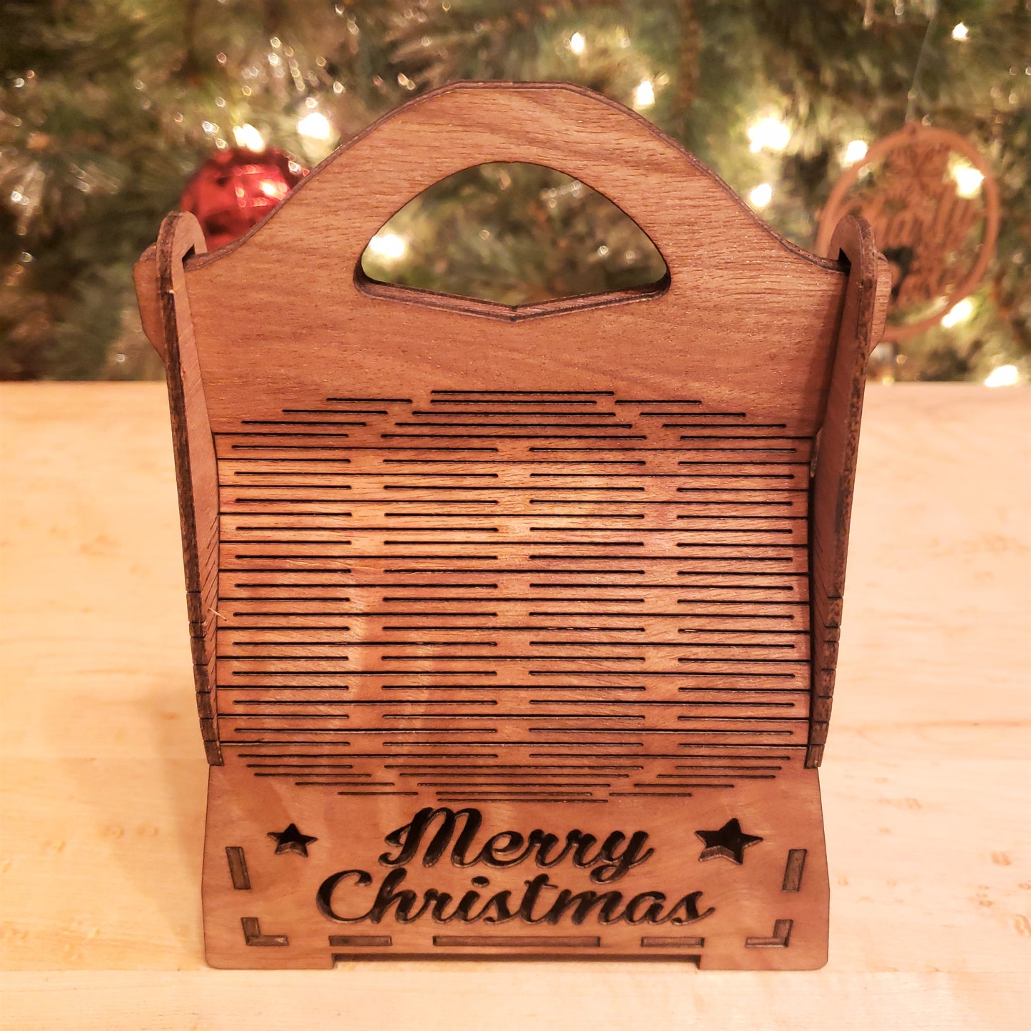 Christmas Wooden Bags